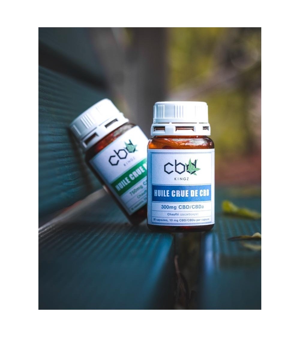 Comprimés à l’huile de cannabis crue 300 mg CBD+CBDa