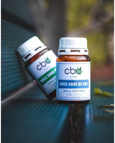 Comprimés à l'huile crue de CBD + CBDa 750mg - 25mg de CBD+CBDa par comprimé