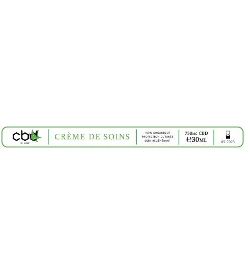 Crème de soins CBD Kingz